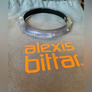 Alexis Bittar Lucite Hinged Bracelet. (PRICED LOW FOR QUICK SALE)